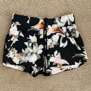 Athleta floral shorts.